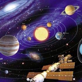 Puzzle Sistemul solar 200 piese